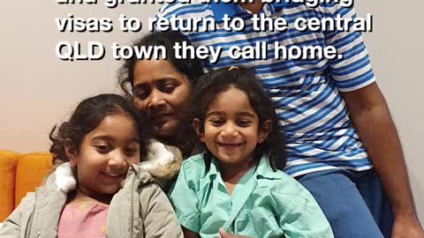 The Murugappan family are finally headed home to Biloela