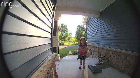 Deployed Dad Get's Messages Halfway Around The World From His Kids Via Ring Video Doorbell