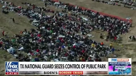 Texas National Guard has seized control of a park in Eagle Pass Texas
