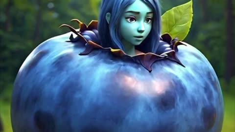 Cute Blueberry Inflation Gif 🫐