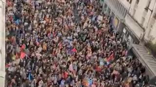 MASS PROTEST IN PARIS BECAUSE OF THE RISING PRICES...