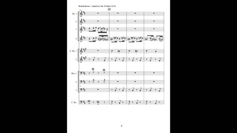 Johannes Brahms – Capriccio No. 2, Op. 76 (Double Reed Choir)