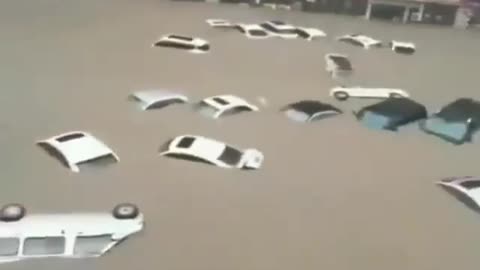 Swimming Cars In China