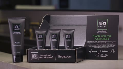 Tiege Hanley Mens Skin Care Set, Essential Skin Care Routine for Men (System Level 1) -