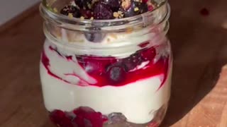 Greek Yogurt and Mixed Berry