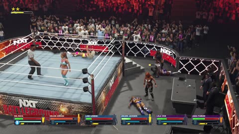 BlackMonkTheGamer - WWE 2K24: Six Women NXT Triple Threat Tornado Tag Match