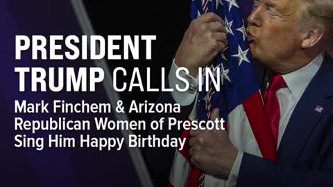 President Trump Gets Sung Happy Birthday and He Gives a Very Inspiring Message.