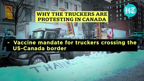 Hiding’ Justin Trudeau calls truckers protest ‘disgusting’; Anti-vax mandate stir peaks in Canada