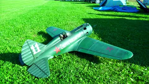 Polikarpov I-16 _ scale RC airplane _ 4K _ Rokytnice 2021