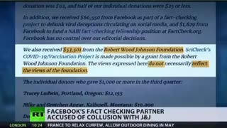 Facebook accused of using COVID fact checkers that were FUNDED BY vaccine companies..