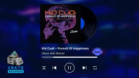 Kid Cudi - Pursuit Of Happiness (Steve Aoki Remix) | Crate Records