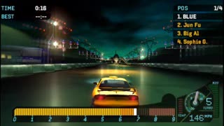 NFS Underground Rivals - Drag Race Event 5 Bronze Difficulty Rerun(PPSSP HD)