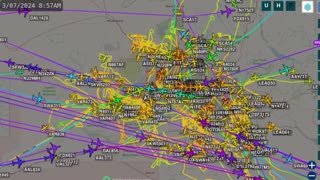 Big Bird View of Phoenix Arizona airplane Mafias - March 8 2024