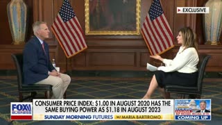 House Speaker McCarthy Discusses Biden Impeachment Inquiry On Fox Business' Sunday Morning Futures