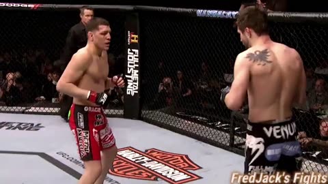 Carlos Condit vs Nick Diaz Highlights (Intense FIGHT)