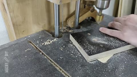 DIY Benchtop Jointer with Precise Adjustments of eight