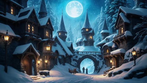 Dark Winter Whispers - Mystery Music for Frosty Nights in Veiled Night Town 2024