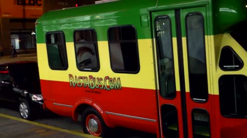 Rasta Bus, In Los Angeles, CA