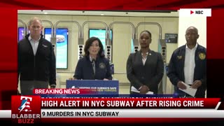 High Alert In NYC Subway After Rising Crime