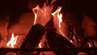 Relaxing Fireplace Sounds Burning BONFIRE & CRACKLING FIRE SOUNDS