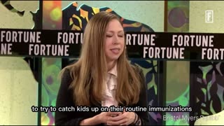 Chelsea Clinton in collaboration with the Bill & Melinda Gates Foundation, the WHO
