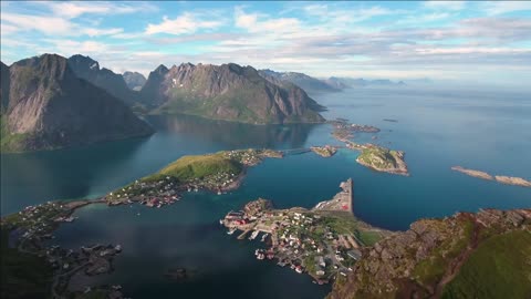 lofoten islands is an archipelago in the county of nordland norway