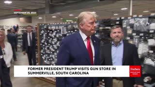 President Donald J Trump buying a Gun analisys