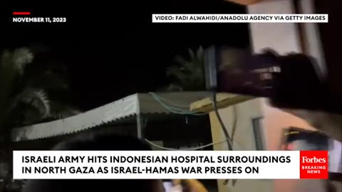 Israeli Army Hits Indonesian Hospital Surroundings In North Gaza As Israel-Hamas War Presses On