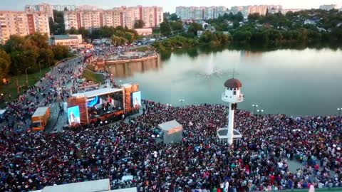 Uman. Opening of the embankment