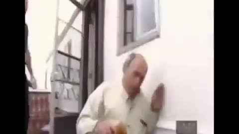Old man Falling stairs meme