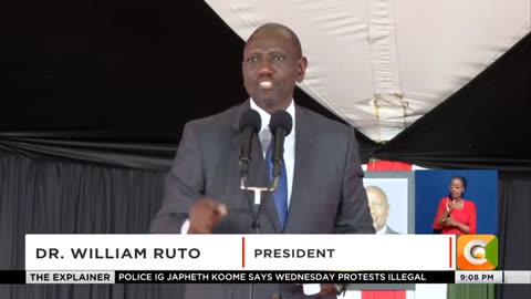 Kenyan President William Ruto says govt will not allow opposition-led protests