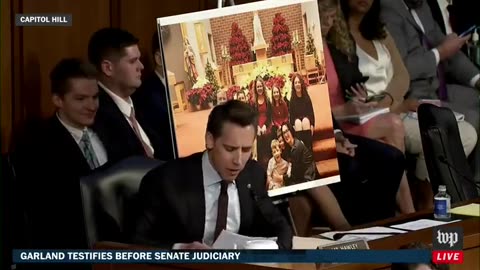 FLASHBACK: Sen. Josh Hawley asks AG Garland if the FBI was targeting Catholic parishes