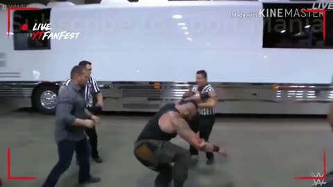 Roman reigns destroys The monster Braun strowman