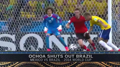 💐92nd Most Memorable World Cup™ Moment Ochoa Shuts Out Brazil Top World Cup Moments💐