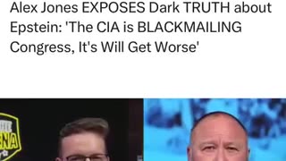 Alex Jones EXPOSES Dark TRUTH about Epstein: 'The CIA is BLACKMAILING Congress, It's Will Get Worse