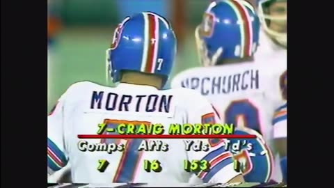 Cosell Jumps on the Steeler bandwagon Trashes Craig Morton Steelers- Bronchos MNF 1979