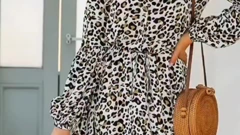 Our Leopard Dress is the perfect every day essential. This pretty printed dress is yours stvesti.com