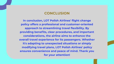 Flight Change Policy of LOT Polish Airlines