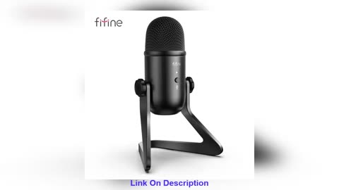 Review FIFINE USB Microphone for Recording/Streaming