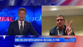 REAL AMERICA -- Dan Ball W/ General Michael Flynn, Biden's Weakness On The World Stage, 2/25/22