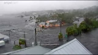 Hurricane Idalia surge causes flooding in Steinhatchee, Florida
