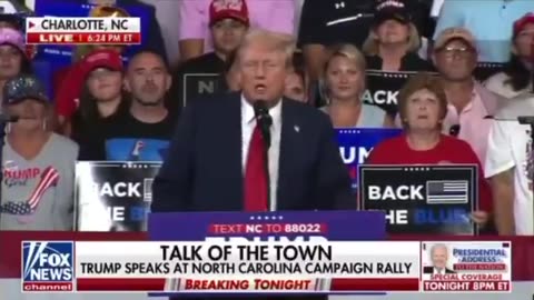 Trump Reacts To Kamala Harris' Candidacy During NC Rally: 'YOU'RE FIRED'