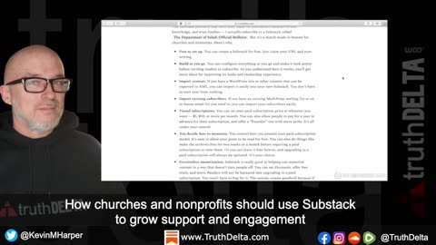 PODCAST: How churches and nonprofits need to use Substack to grow support and engagement