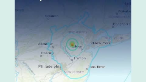 earthquake hits new jersey not new york or nyc 4/5/24
