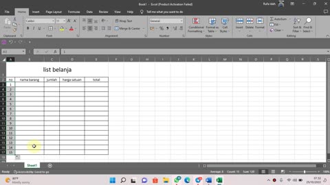 CARA MEMBUAT PENOMORAN OTOMATIS DI MS EXCEL