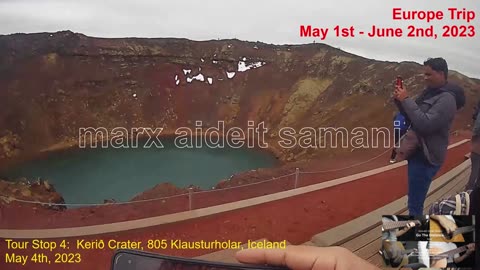 May 4th, 2023 Kerið crater, 805 Klausturholar, Iceland