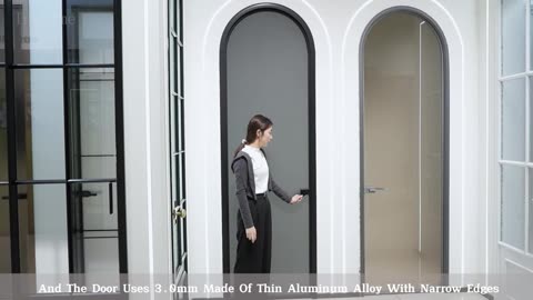 Instime Exterior Commercial Glass Aluminum Frame Storefront Swing Door Prices For Villa