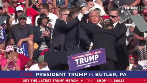 president donald trump survives assasination attempt at rally