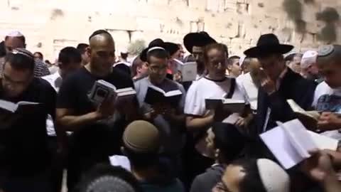 cultures from around the world - Jews pray at the Western Wall Selichot prayers 1