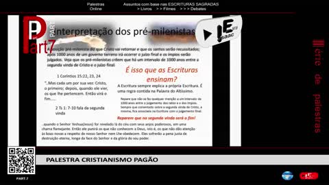 Palestra Cristianismo Pagão Part7..7 de 7 (Lecture Pagan Christianity Part7..7 of 7)